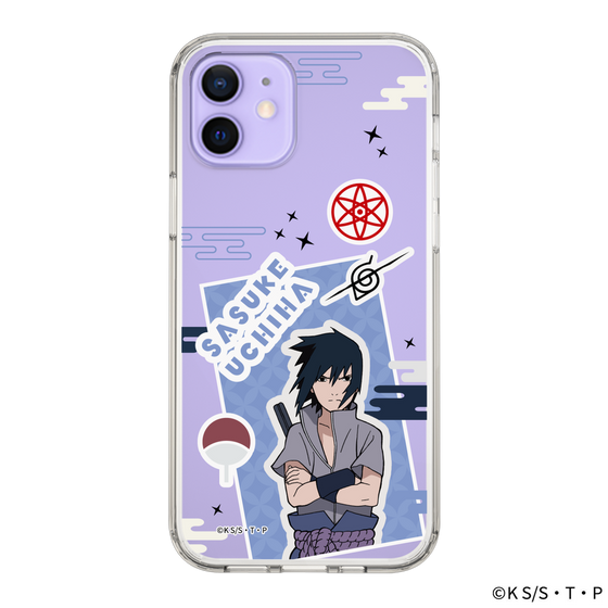 スリムプロテクションケース［ NARUTO -ナルト- 疾風伝 - ステッカー - うちはサスケ ］