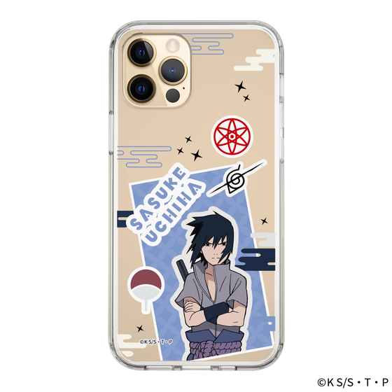 スリムプロテクションケース［ NARUTO -ナルト- 疾風伝 - ステッカー - うちはサスケ ］