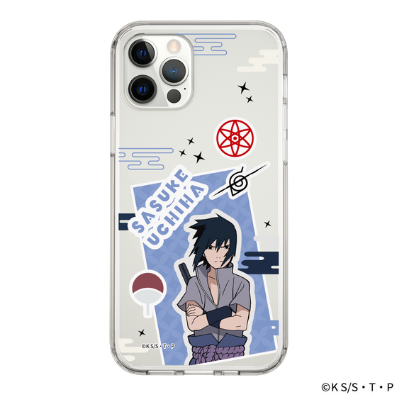 スリムプロテクションケース［ NARUTO -ナルト- 疾風伝 - ステッカー - うちはサスケ ］