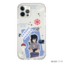 スリムプロテクションケース［ NARUTO -ナルト- 疾風伝 - ステッカー - うちはサスケ ］
