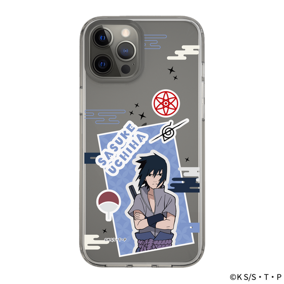 スリムプロテクションケース［ NARUTO -ナルト- 疾風伝 - ステッカー - うちはサスケ ］