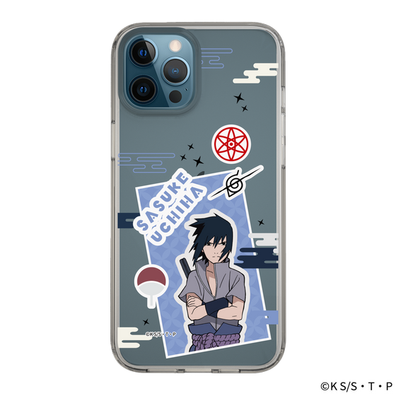 スリムプロテクションケース［ NARUTO -ナルト- 疾風伝 - ステッカー - うちはサスケ ］