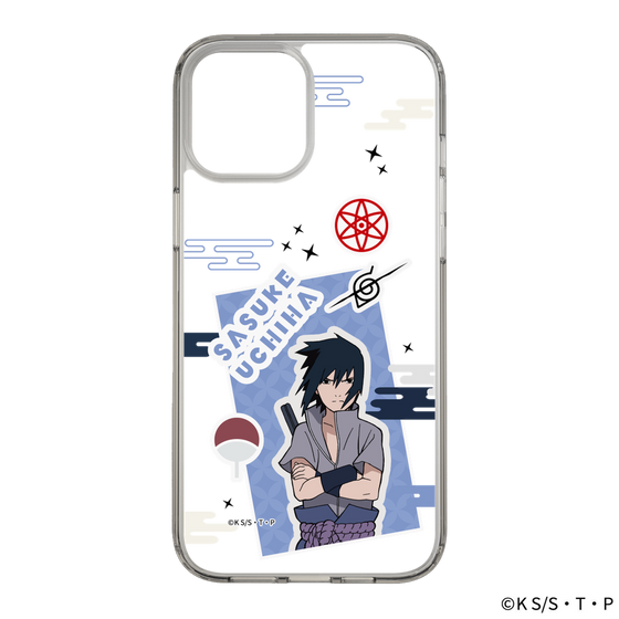スリムプロテクションケース［ NARUTO -ナルト- 疾風伝 - ステッカー - うちはサスケ ］
