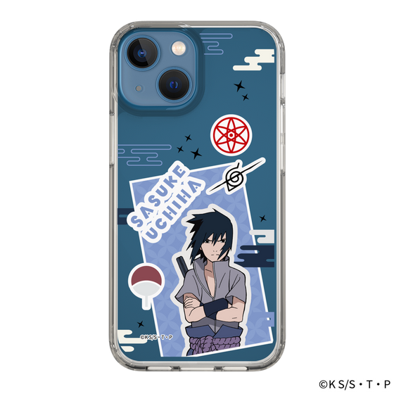 スリムプロテクションケース［ NARUTO -ナルト- 疾風伝 - ステッカー - うちはサスケ ］