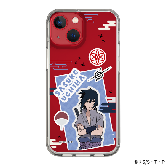 スリムプロテクションケース［ NARUTO -ナルト- 疾風伝 - ステッカー - うちはサスケ ］