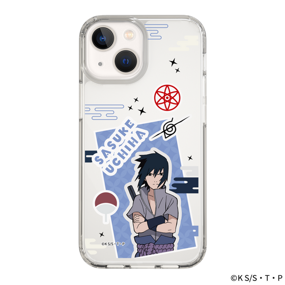 スリムプロテクションケース［ NARUTO -ナルト- 疾風伝 - ステッカー - うちはサスケ ］