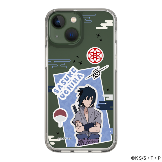 スリムプロテクションケース［ NARUTO -ナルト- 疾風伝 - ステッカー - うちはサスケ ］