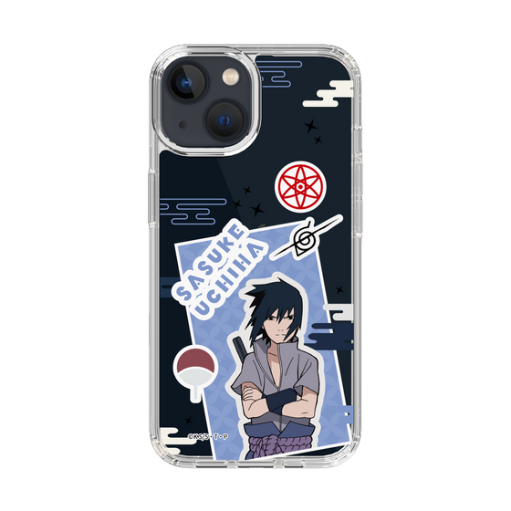 スリムプロテクションケース［ NARUTO -ナルト- 疾風伝 - ステッカー - うちはサスケ ］