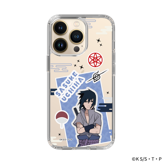 スリムプロテクションケース［ NARUTO-ナルト- 疾風伝 - ステッカー - うちはサスケ ］