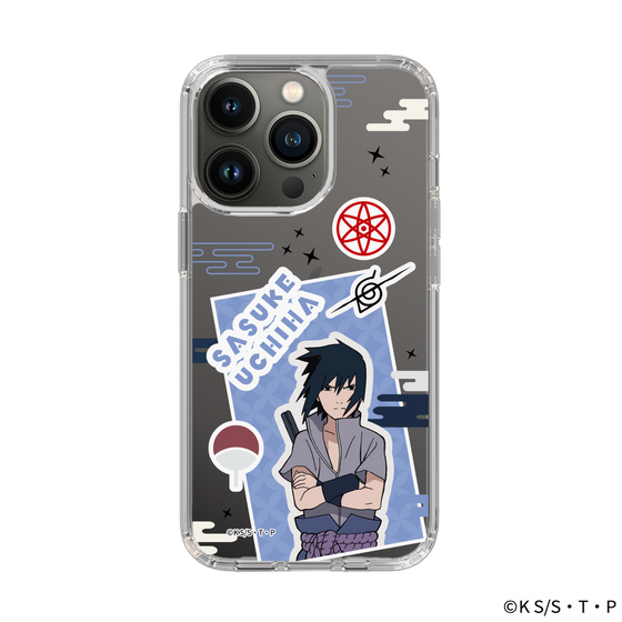 スリムプロテクションケース［ NARUTO -ナルト- 疾風伝 - ステッカー - うちはサスケ ］