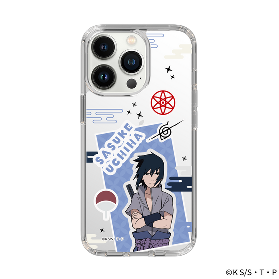 スリムプロテクションケース［ NARUTO -ナルト- 疾風伝 - ステッカー - うちはサスケ ］