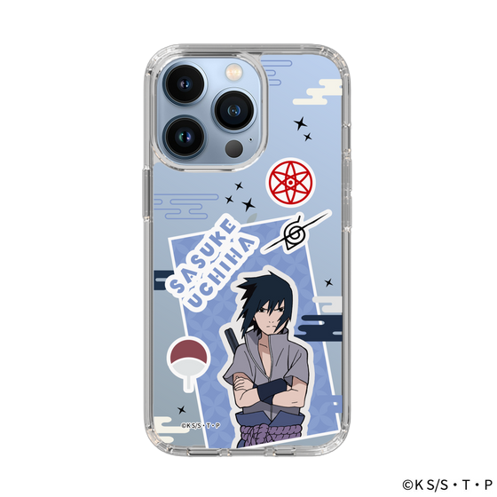 スリムプロテクションケース［ NARUTO -ナルト- 疾風伝 - ステッカー - うちはサスケ ］