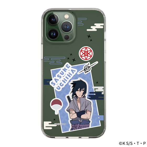 スリムプロテクションケース［ NARUTO-ナルト- 疾風伝 - ステッカー - うちはサスケ ］