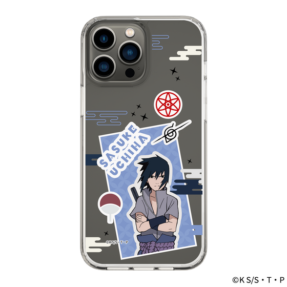 スリムプロテクションケース［ NARUTO -ナルト- 疾風伝 - ステッカー - うちはサスケ ］