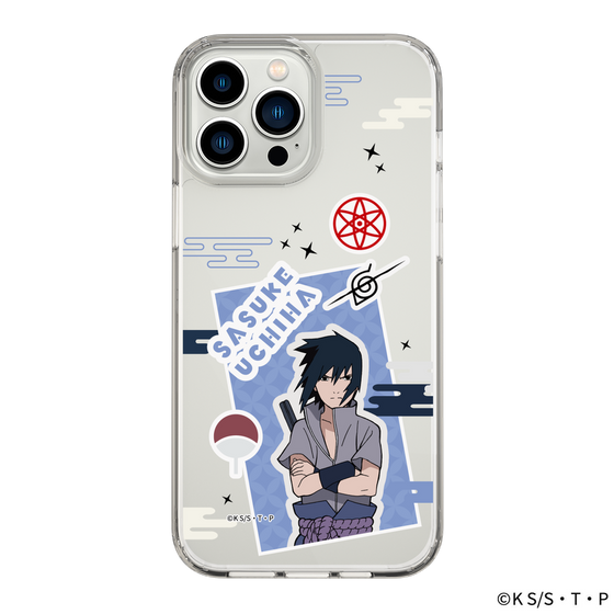 スリムプロテクションケース［ NARUTO -ナルト- 疾風伝 - ステッカー - うちはサスケ ］