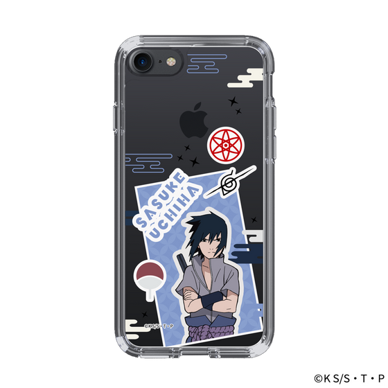 スリムプロテクションケース［ NARUTO -ナルト- 疾風伝 - ステッカー - うちはサスケ ］