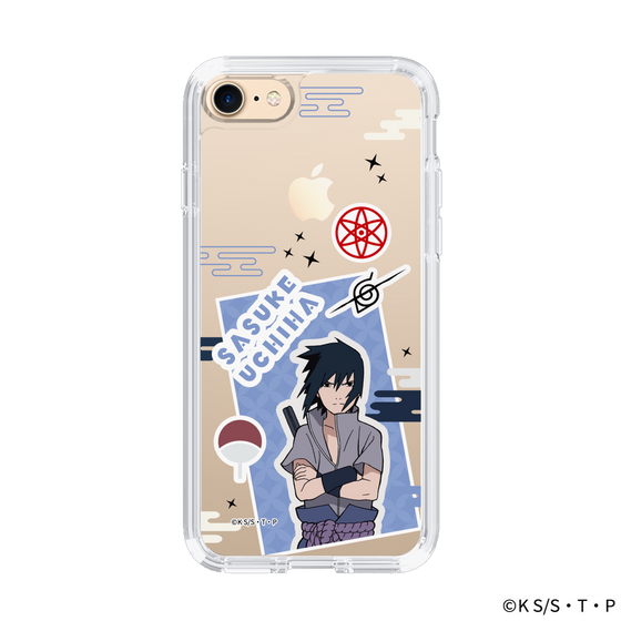 スリムプロテクションケース［ NARUTO -ナルト- 疾風伝 - ステッカー - うちはサスケ ］