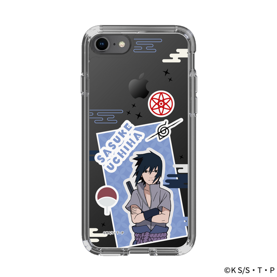 スリムプロテクションケース［ NARUTO -ナルト- 疾風伝 - ステッカー - うちはサスケ ］