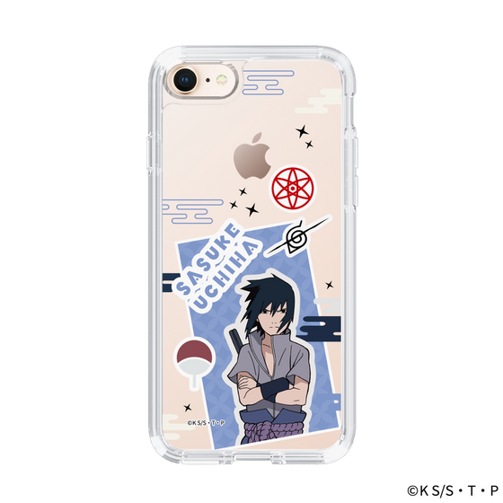 スリムプロテクションケース［ NARUTO -ナルト- 疾風伝 - ステッカー - うちはサスケ ］