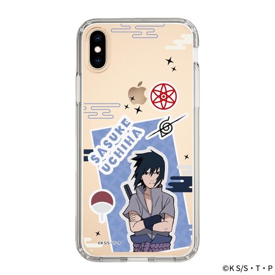 スリムプロテクションケース［ NARUTO -ナルト- 疾風伝 - ステッカー - うちはサスケ ］