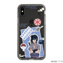 スリムプロテクションケース［ NARUTO -ナルト- 疾風伝 - ステッカー - うちはサスケ ］