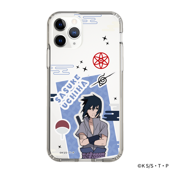 スリムプロテクションケース［ NARUTO-ナルト- 疾風伝 - ステッカー - うちはサスケ ］