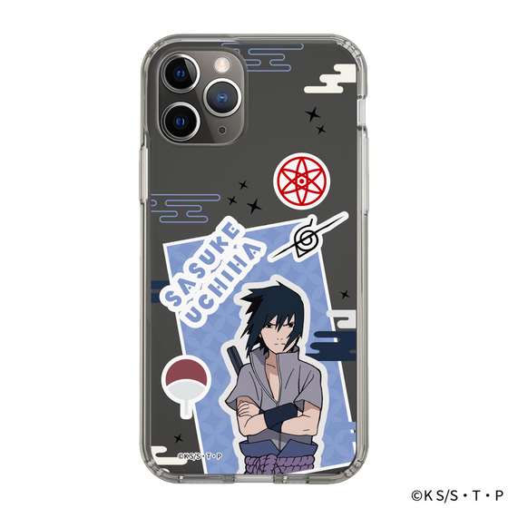 スリムプロテクションケース［ NARUTO -ナルト- 疾風伝 - ステッカー - うちはサスケ ］