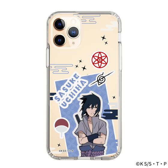 スリムプロテクションケース［ NARUTO -ナルト- 疾風伝 - ステッカー - うちはサスケ ］