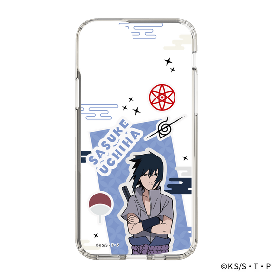 スリムプロテクションケース［ NARUTO -ナルト- 疾風伝 - ステッカー - うちはサスケ ］