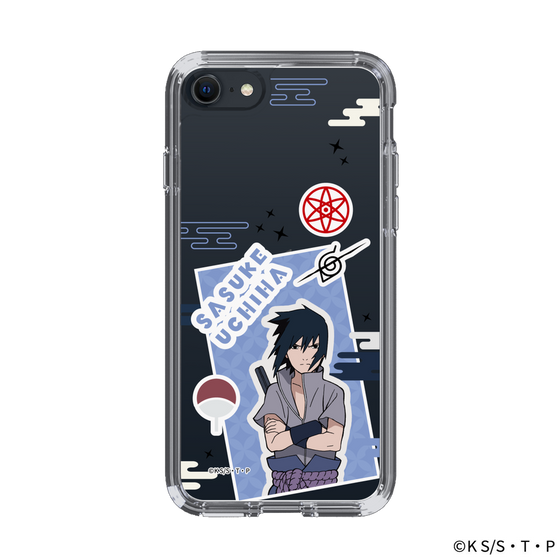 スリムプロテクションケース［ NARUTO -ナルト- 疾風伝 - ステッカー - うちはサスケ ］