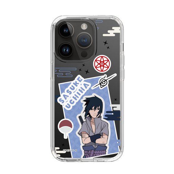 スリムプロテクションケース［ NARUTO -ナルト- 疾風伝 - ステッカー - うちはサスケ ］