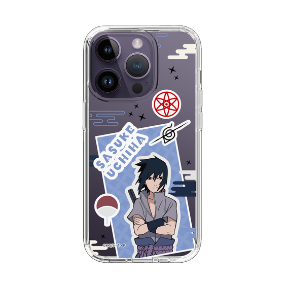 スリムプロテクションケース［ NARUTO -ナルト- 疾風伝 - ステッカー - うちはサスケ ］