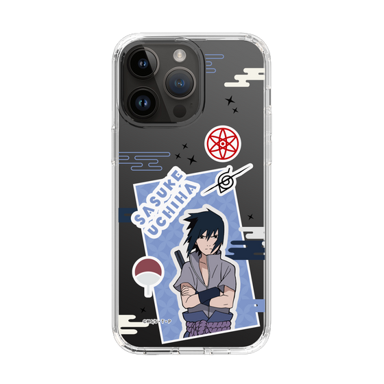 スリムプロテクションケース［ NARUTO -ナルト- 疾風伝 - ステッカー - うちはサスケ ］