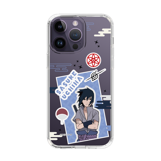 スリムプロテクションケース［ NARUTO -ナルト- 疾風伝 - ステッカー - うちはサスケ ］