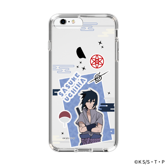 スリムプロテクションケース［ NARUTO-ナルト- 疾風伝 - ステッカー - うちはサスケ ］