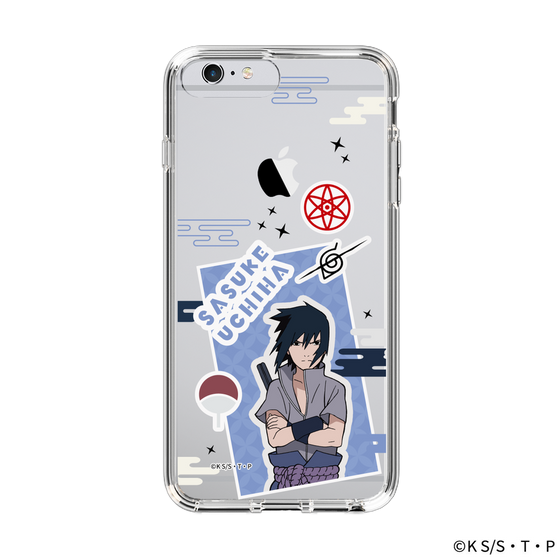 スリムプロテクションケース［ NARUTO -ナルト- 疾風伝 - ステッカー - うちはサスケ ］