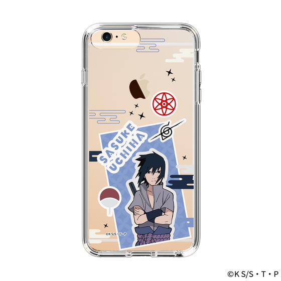 スリムプロテクションケース［ NARUTO -ナルト- 疾風伝 - ステッカー - うちはサスケ ］