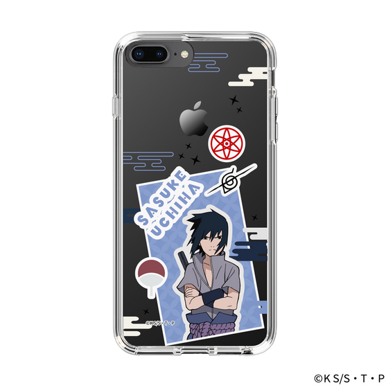 スリムプロテクションケース［ NARUTO -ナルト- 疾風伝 - ステッカー - うちはサスケ ］