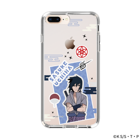 スリムプロテクションケース［ NARUTO -ナルト- 疾風伝 - ステッカー - うちはサスケ ］