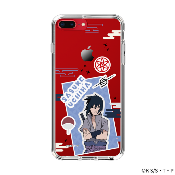 スリムプロテクションケース［ NARUTO -ナルト- 疾風伝 - ステッカー - うちはサスケ ］