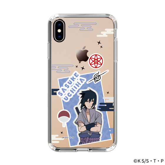 スリムプロテクションケース［ NARUTO -ナルト- 疾風伝 - ステッカー - うちはサスケ ］