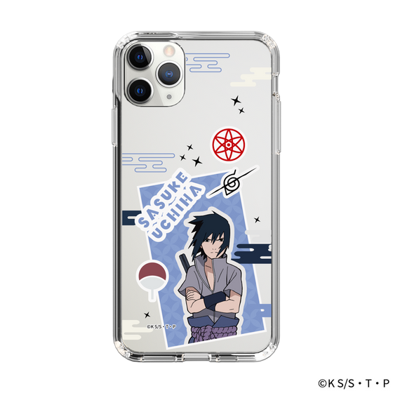 スリムプロテクションケース［ NARUTO-ナルト- 疾風伝 - ステッカー - うちはサスケ ］