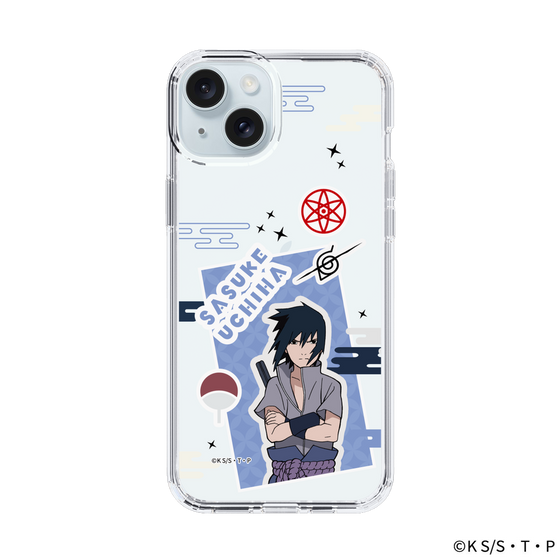 スリムプロテクションケース［ NARUTO-ナルト- 疾風伝 - ステッカー - うちはサスケ ］