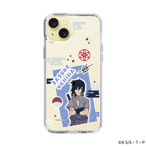 スリムプロテクションケース［ NARUTO -ナルト- 疾風伝 - ステッカー - うちはサスケ ］