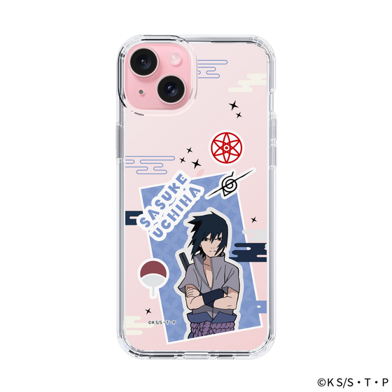 スリムプロテクションケース［ NARUTO -ナルト- 疾風伝 - ステッカー - うちはサスケ ］