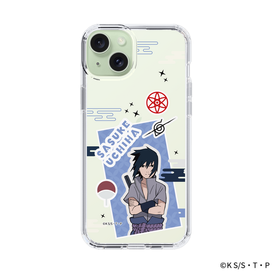 スリムプロテクションケース［ NARUTO -ナルト- 疾風伝 - ステッカー - うちはサスケ ］