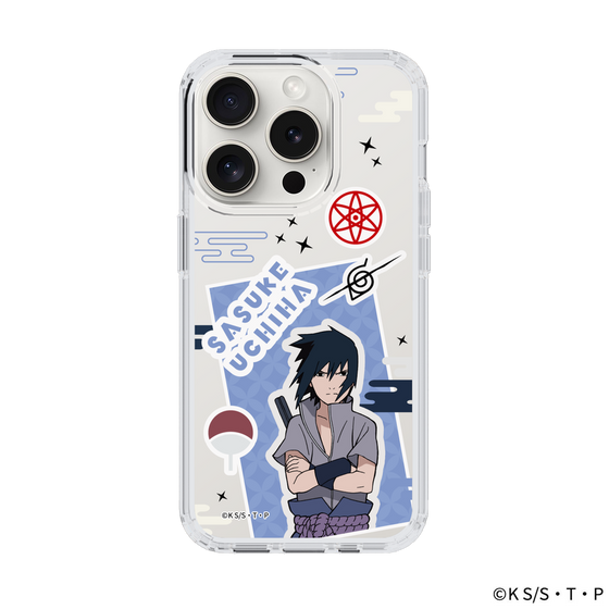 スリムプロテクションケース［ NARUTO-ナルト- 疾風伝 - ステッカー - うちはサスケ ］