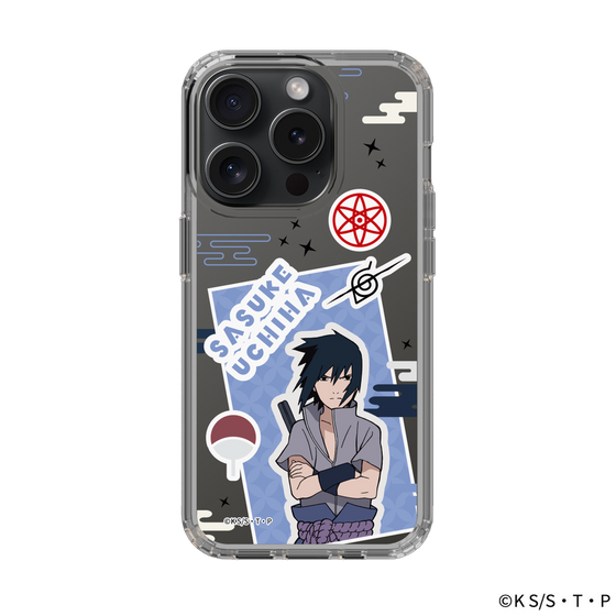 スリムプロテクションケース［ NARUTO -ナルト- 疾風伝 - ステッカー - うちはサスケ ］