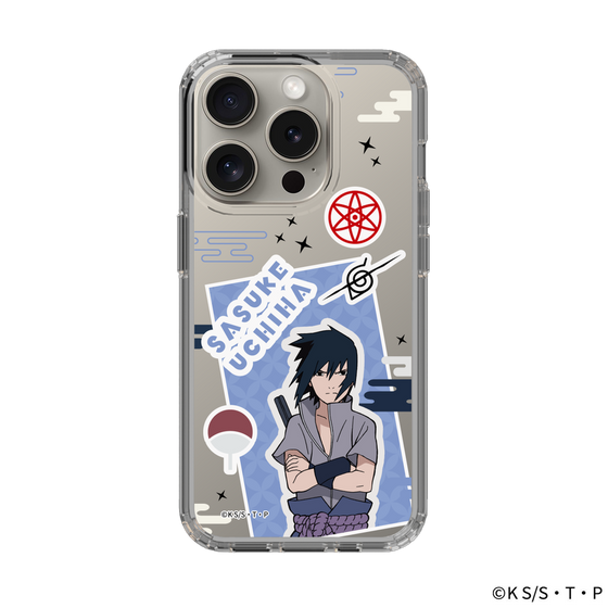 スリムプロテクションケース［ NARUTO -ナルト- 疾風伝 - ステッカー - うちはサスケ ］