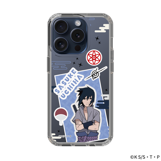 スリムプロテクションケース［ NARUTO -ナルト- 疾風伝 - ステッカー - うちはサスケ ］